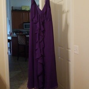 Beautiful purple bridesmaid dress
